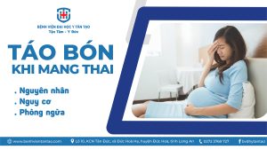 táo bón khi mang thai