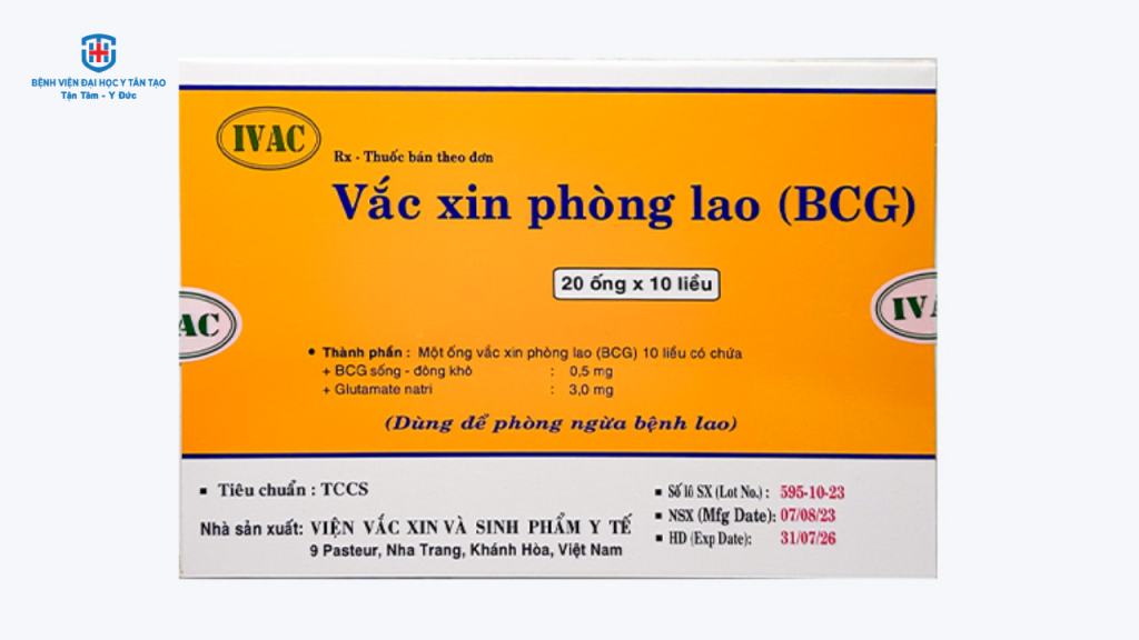 vắc xin phòng lao BCG là dạng vắc xin gì